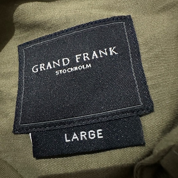 TWO Grand Frank 100% lyocell shirts Size L - Picture 3 of 6